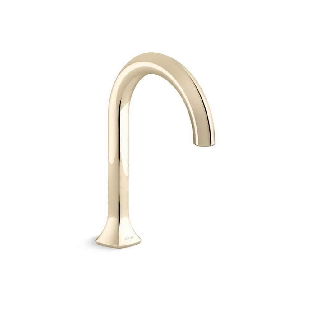 Kohler - Occasion Deck-mount bath spout with Cane design - Vibrant French Gold