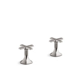 Kohler - Occasion Deck-mount bath faucet handles with Cross design - Vibrant Titanium