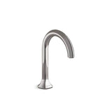 Kohler - Occasion Bathroom sink faucet spout with Cane design, 1.2 gpm - Vibrant Titanium
