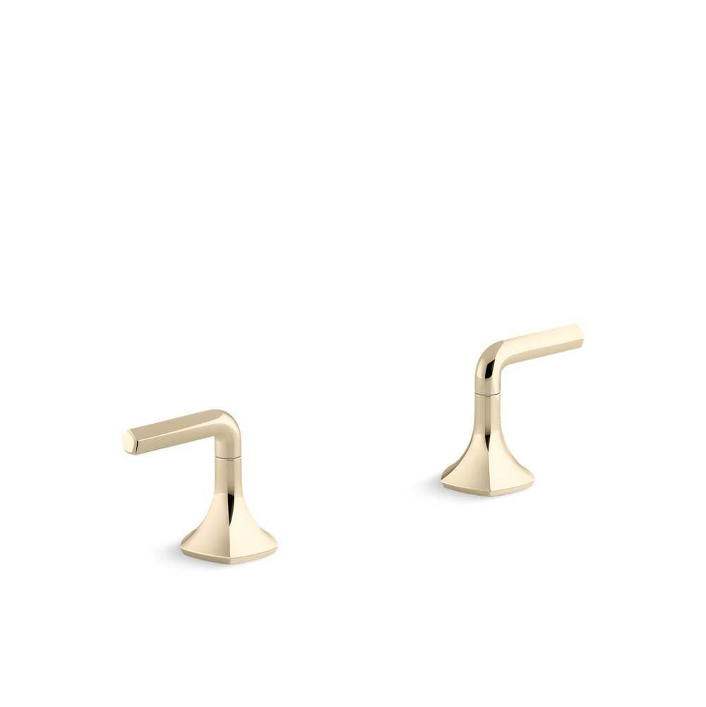 Kohler - Occasion Lever bathroom sink faucet handles - Vibrant French Gold