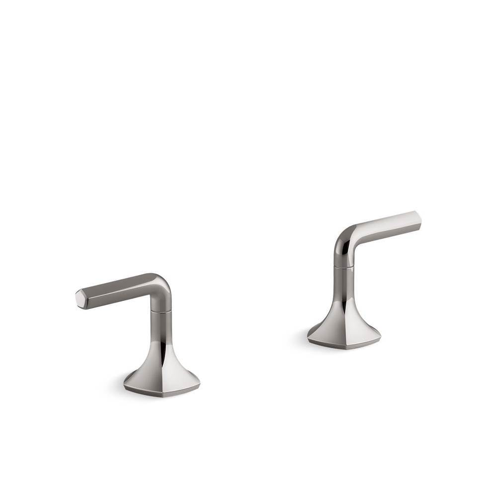 Kohler - Occasion Deck-mount bath faucet handles with Lever design - Vibrant Titanium