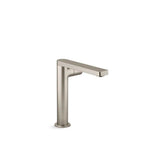 Kohler - Composed Tall single-handle bathroom sink faucet with Cylindrical handle, 1.2 gpm - Vibrant Brushed Nickel