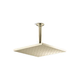 Kohler - Contemporary Square 10'' single-function rainhead, 1.75 gpm - Vibrant French Gold