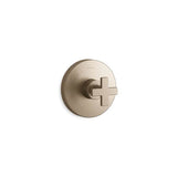 Kohler - Composed Rite-Temp valve trim with cross handle - Vibrant Brushed Bronze