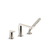 Kohler - Composed Deck-mount bath faucet with handshower - Vibrant Polished Nickel