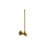 Kohler - 3/8'' NPT angle supply with stop and annealed vertical tube - Vibrant Brushed Moderne Brass