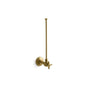 Kohler - 3/8'' NPT angle supply with stop and annealed vertical tube - Vibrant Brushed Moderne Brass