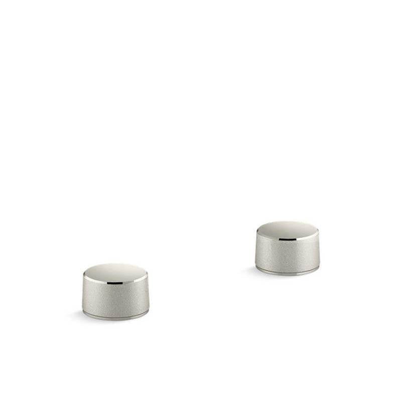 Kohler - Components Deck-mount bath faucet handles with Oyl design - Vibrant Polished Nickel