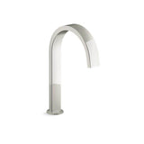 Kohler - Components Deck-mount bath spout with Ribbon design - Vibrant Polished Nickel