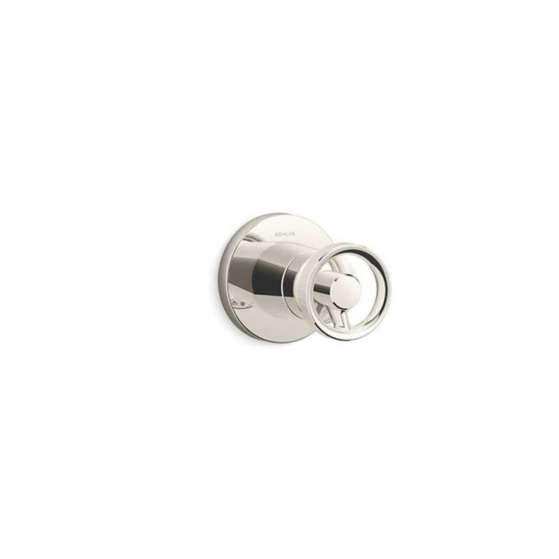 Kohler - Components MasterShower transfer valve trim with Industrial handle - Vibrant Polished Nickel