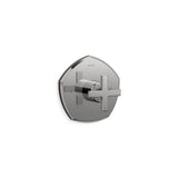Kohler - Occasion MasterShower temperature control valve trim with cross handle - Vibrant Titanium
