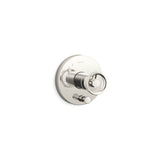 Kohler - Components Rite-Temp valve trim with Industrial handle and diverter - Vibrant Polished Nickel