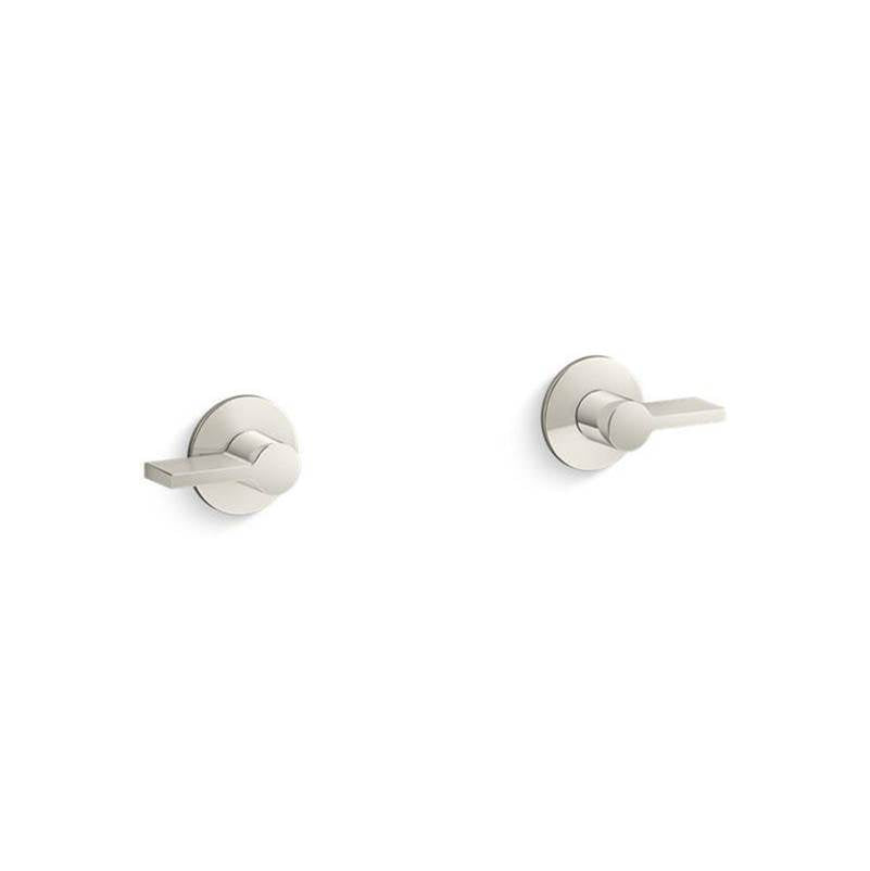Kohler - Components Wall-mount bathroom sink faucet Lever handle trim - Vibrant Polished Nickel