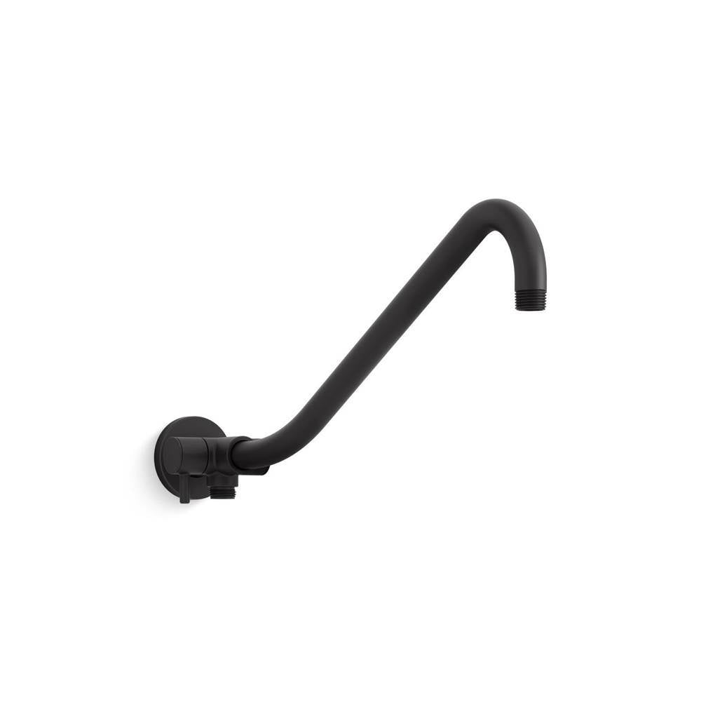 Kohler - Gooseneck Rainhead arm with 3-way diverter - Matte Black
