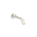 Kohler - Components Wall-mount bathroom sink faucet spout with Ribbon design, 1.2 gpm - Vibrant Polished Nickel