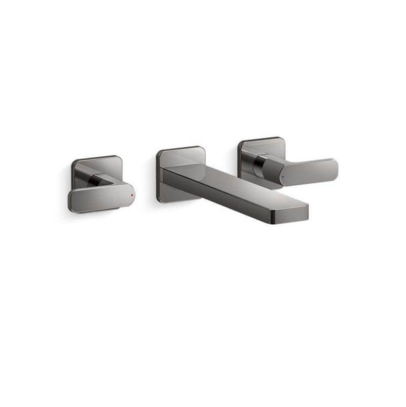 Kohler - Parallel Wall-mount bath faucet trim - Vibrant Titanium