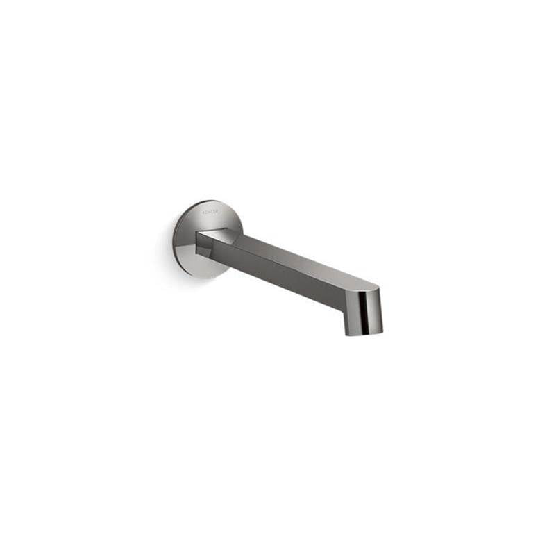 Kohler - Components Wall-mount bathroom sink faucet spout with Row design, 1.2 gpm - Vibrant Titanium