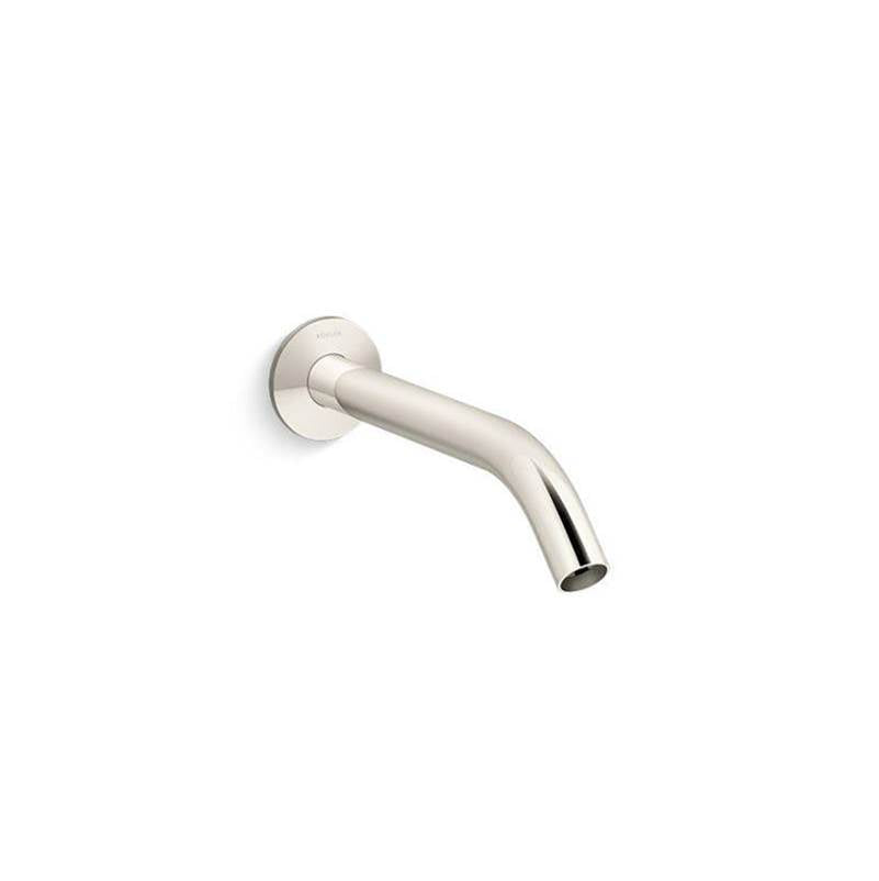 Kohler - Components Wall-mount bathroom sink faucet spout with Tube design, 1.2 gpm - Vibrant Polished Nickel