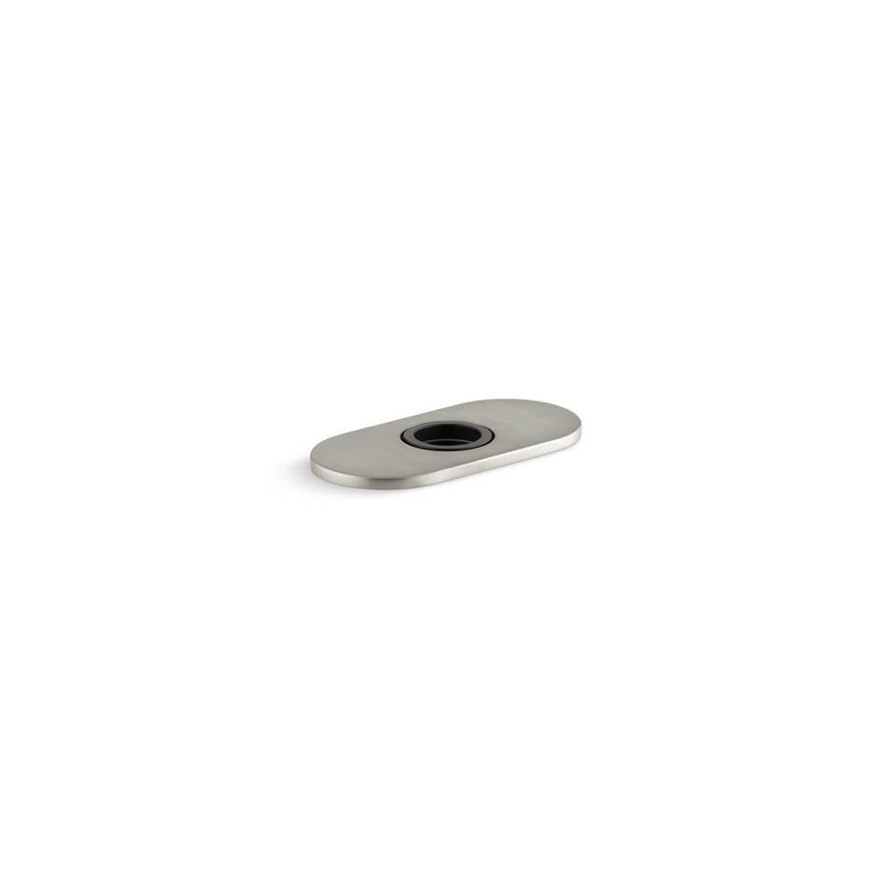Kohler - 4'' escutcheon plate for InsightE and Kinesis faucet - Vibrant Brushed Nickel