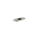 Kohler - 4'' escutcheon plate for InsightE and Kinesis faucet - Vibrant Brushed Nickel