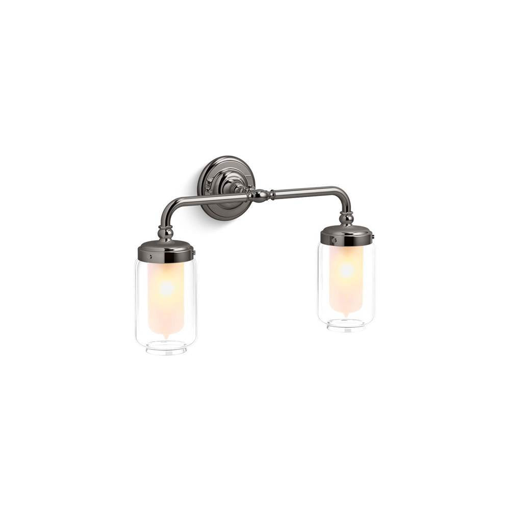 Kohler - Artifacts Two-light sconce - Titanium