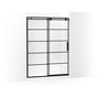 Kohler - ComposedE 78'' H sliding shower door with 3/8''-thick glass - Matte Black