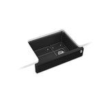 Kohler - Cairn 29-3/4'' undermount single-bowl farmhouse kitchen sink with short apron - Matte Black