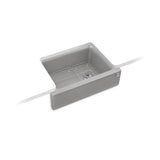 Kohler - Cairn 29-11/16'' undermount single-bowl farmhouse kitchen sink - Matte Grey