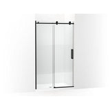 Kohler - ComposedE 78'' H sliding shower door with 3/8''-thick glass - Matte Black