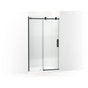 Kohler - ComposedE 78'' H sliding shower door with 3/8''-thick glass - Matte Black