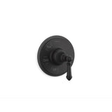 Kohler - Artifacts Rite-Temp valve trim with lever handle - Matte Black