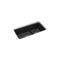 Kohler - Cairn Smart Divide 33-1/2'' undermount double-bowl kitchen sink - Matte Black