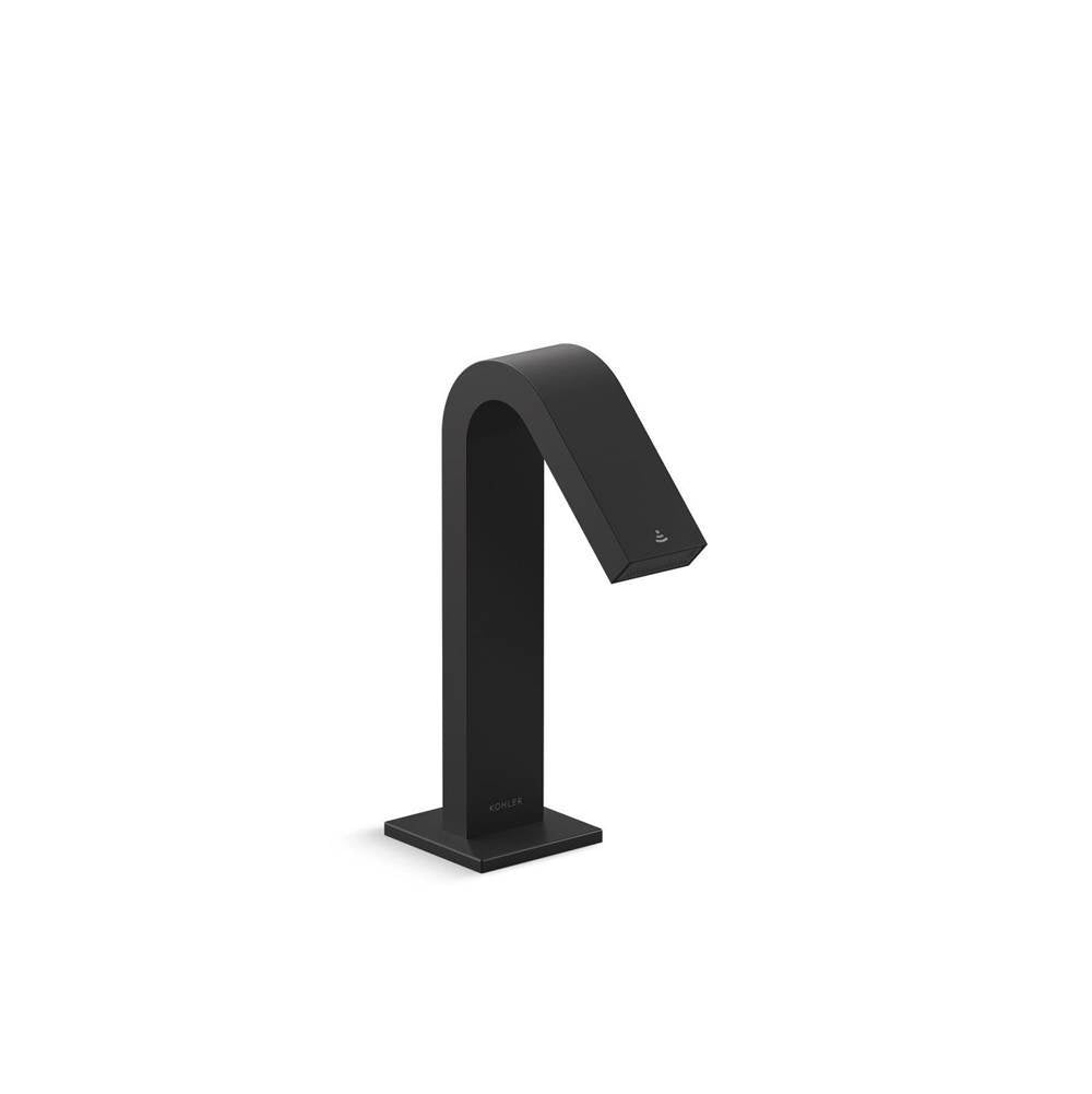 Kohler - Loure Touchless faucet with Kinesis sensor technology, AC-powered - Matte Black