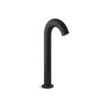 Kohler - ObloE Touchless faucet with Kinesis sensor technology, AC-powered - Matte Black