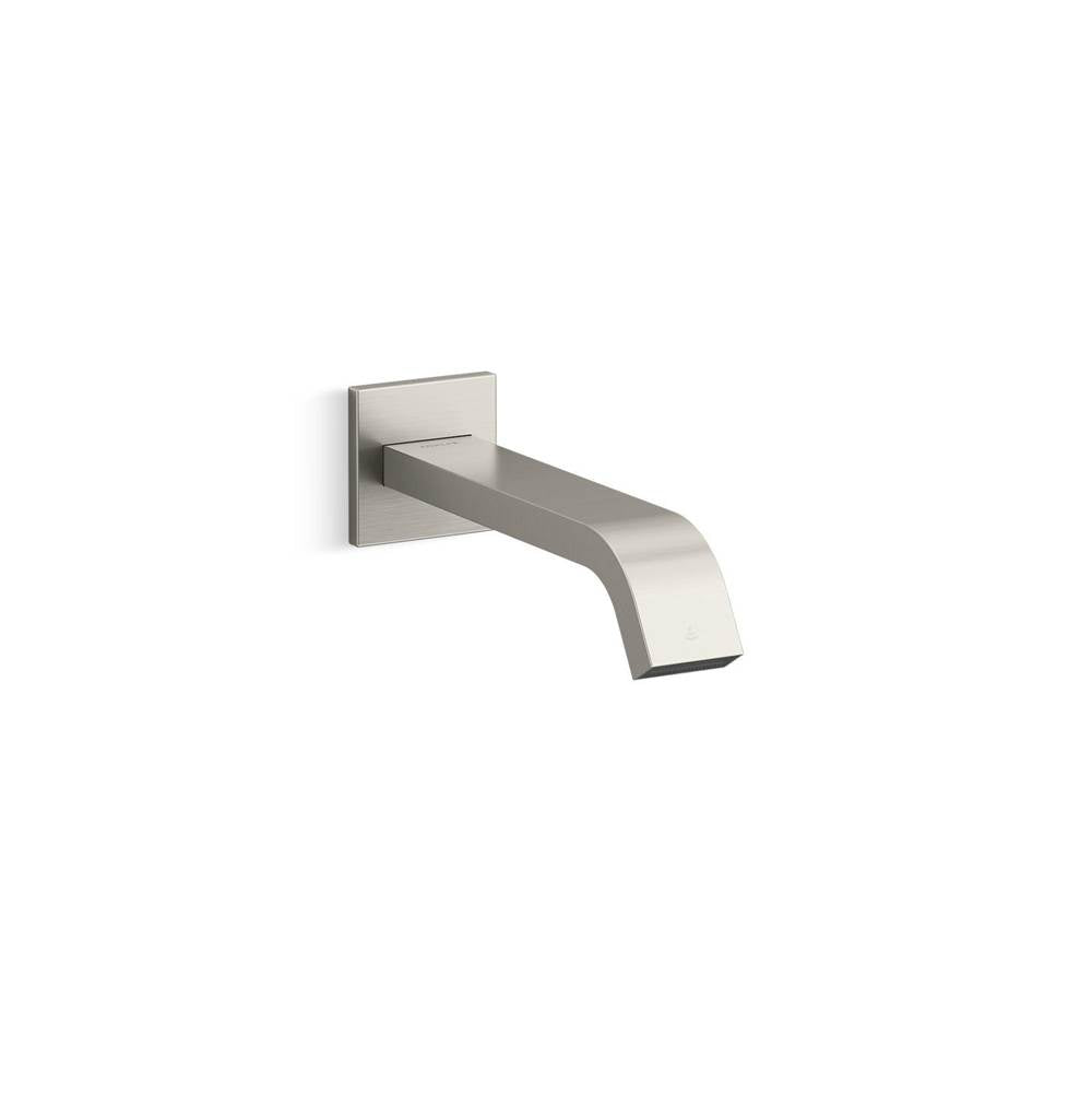 Kohler - Loure Wall-mount touchless faucet with Kinesis sensor technology, AC-powered - Vibrant Brushed Nickel