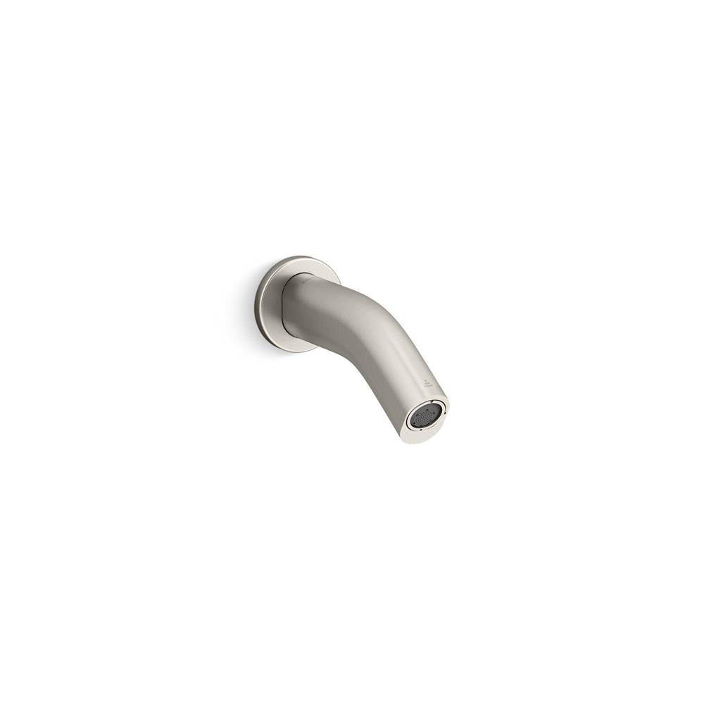 Kohler - ObloE Wall-mount touchless faucet with Kinesis sensor technology, AC-powered - Vibrant Brushed Nickel