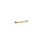 Kohler - Contemporary 18'' grab bar - Vibrant Brushed Moderne Brass