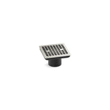 Kohler - Clearflo Square brass tile-in shower drain (drain body not included) - Vibrant Polished Nickel