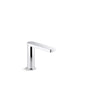 Kohler - Composed Touchless single-hole lavatory faucet with Kinesis sensor technology, AC-powered, 0.35 gpm - Polished Chrome