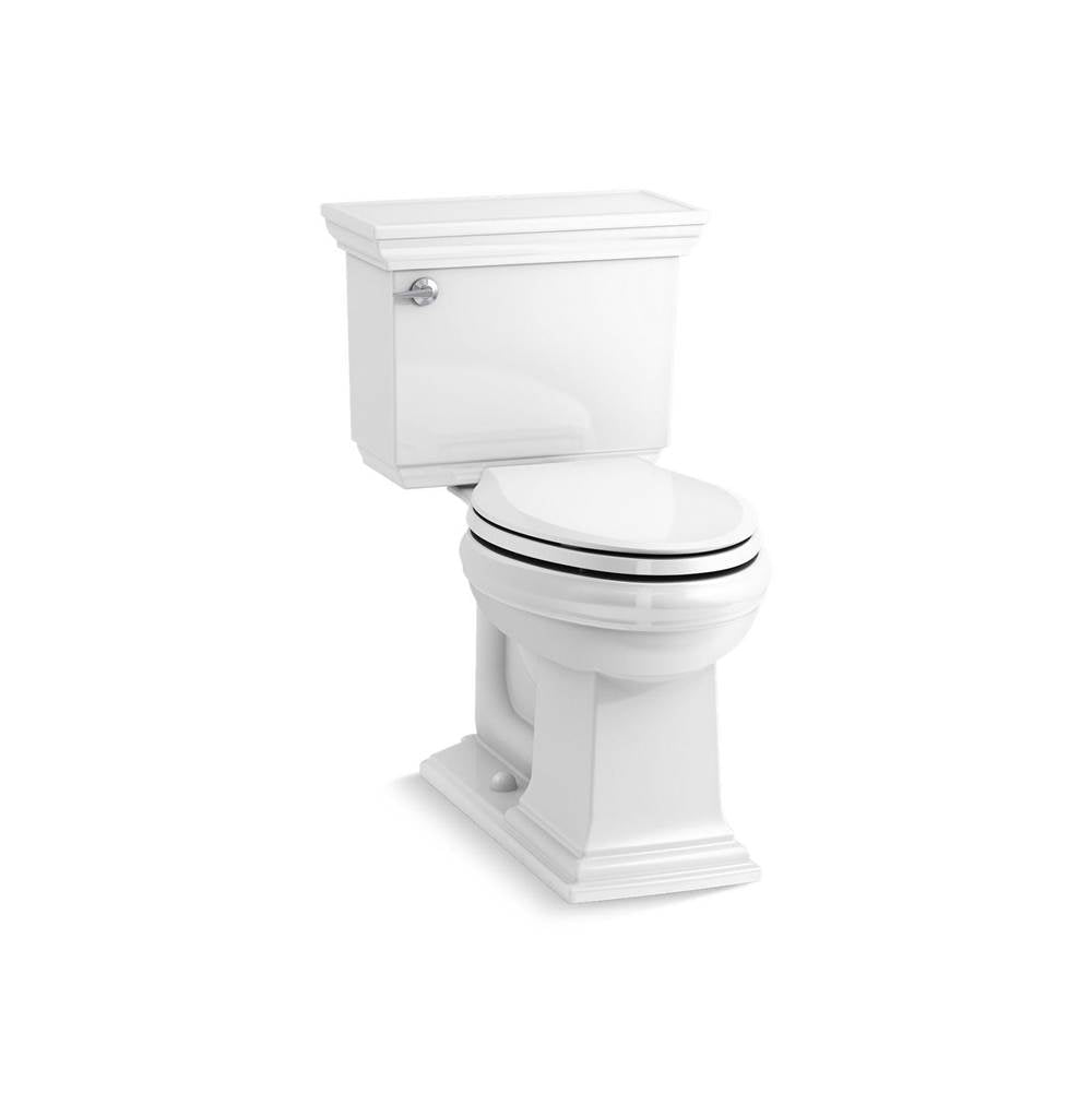 Kohler - Memoirs Stately ContinuousClean two-piece elongated toilet, 1.28 gpf - White