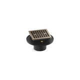 Kohler - Clearflo Square brass tile-in shower drain - Vibrant Brushed Bronze
