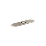 Kohler - 8'' escutcheon plate for InsightE and Kinesis faucet - Vibrant Brushed Nickel