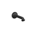 Kohler - Artifacts Wall-mount bath spout with turned design - Matte Black
