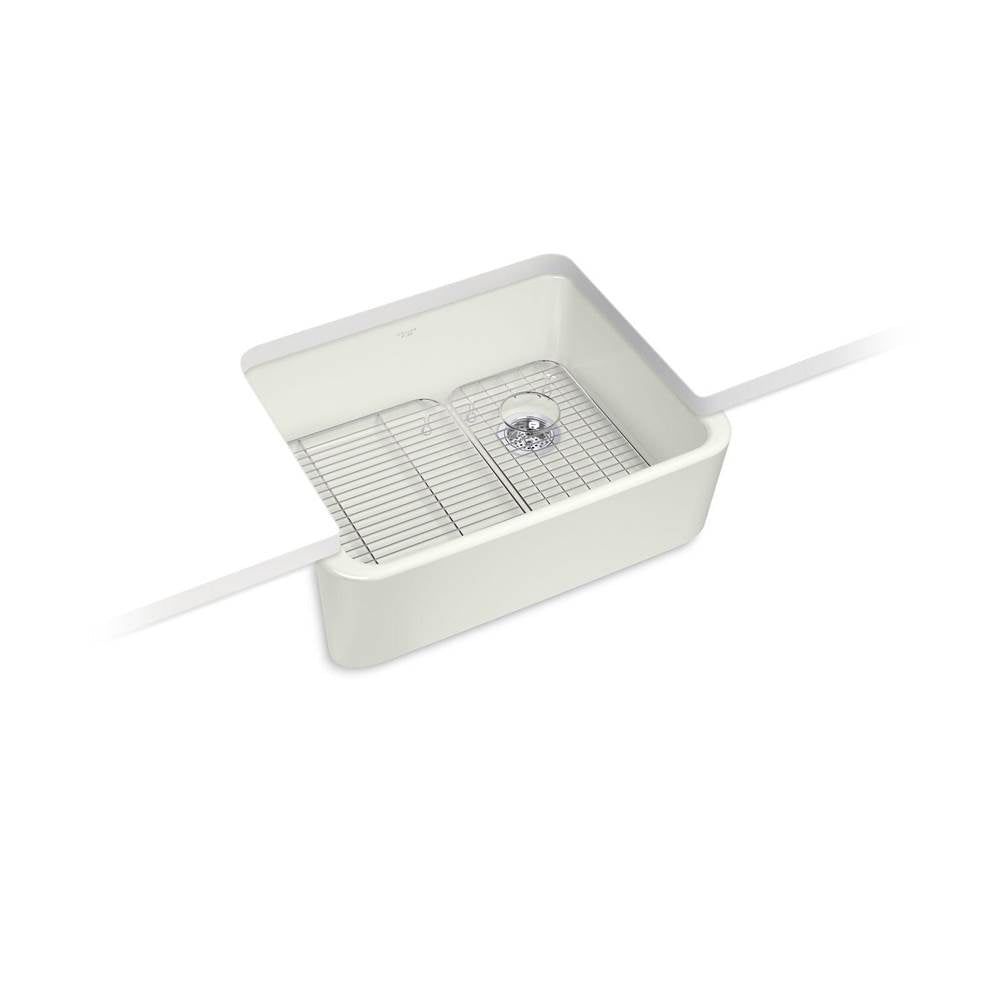 Kohler - Ironridge 28 in. Undermount Single-Bowl Farmhouse Kitchen Sink - Dune