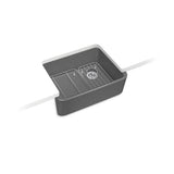 Kohler - Ironridge 28 in. Undermount Single-Bowl Farmhouse Kitchen Sink - Thunder Grey