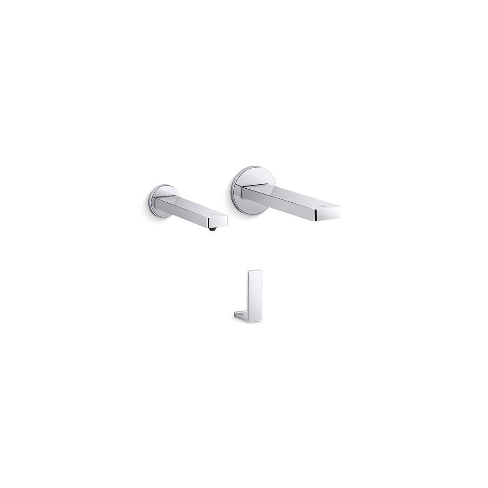Kohler - Composed Touchless lavatory faucet and soap dispenser with Kinesis sensor technology, AC-powered, 0.5 gpm - Polished Chrome