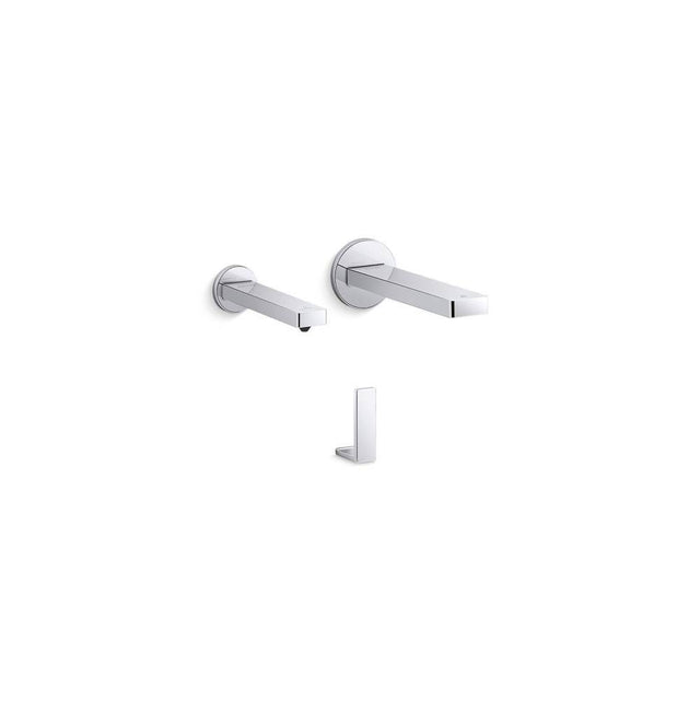 Kohler - Composed Touchless lavatory faucet and soap dispenser with Kinesis sensor technology, AC-powered, 0.5 gpm - Polished Chrome