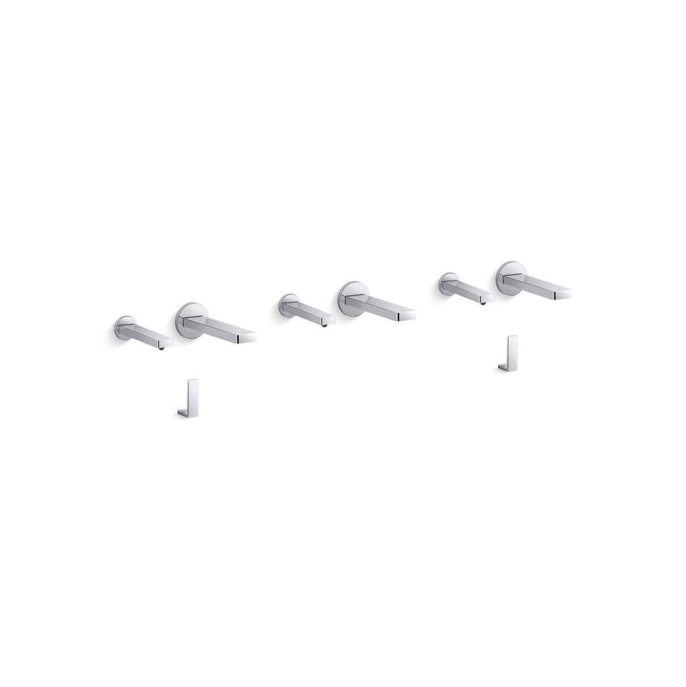 Kohler - Composed Touchless lavatory faucets and soap dispensers with Kinesis sensor technology, AC-powered, 0.5 gpm - Polished Chrome