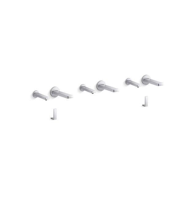 Kohler - Composed Touchless lavatory faucets and soap dispensers with Kinesis sensor technology, AC-powered, 0.5 gpm - Polished Chrome
