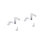 Kohler - Kumin Curve Touchless lavatory faucets and soap dispensers with Kinesis sensor technology, AC-powered, 0.5 gpm - Polished Chrome